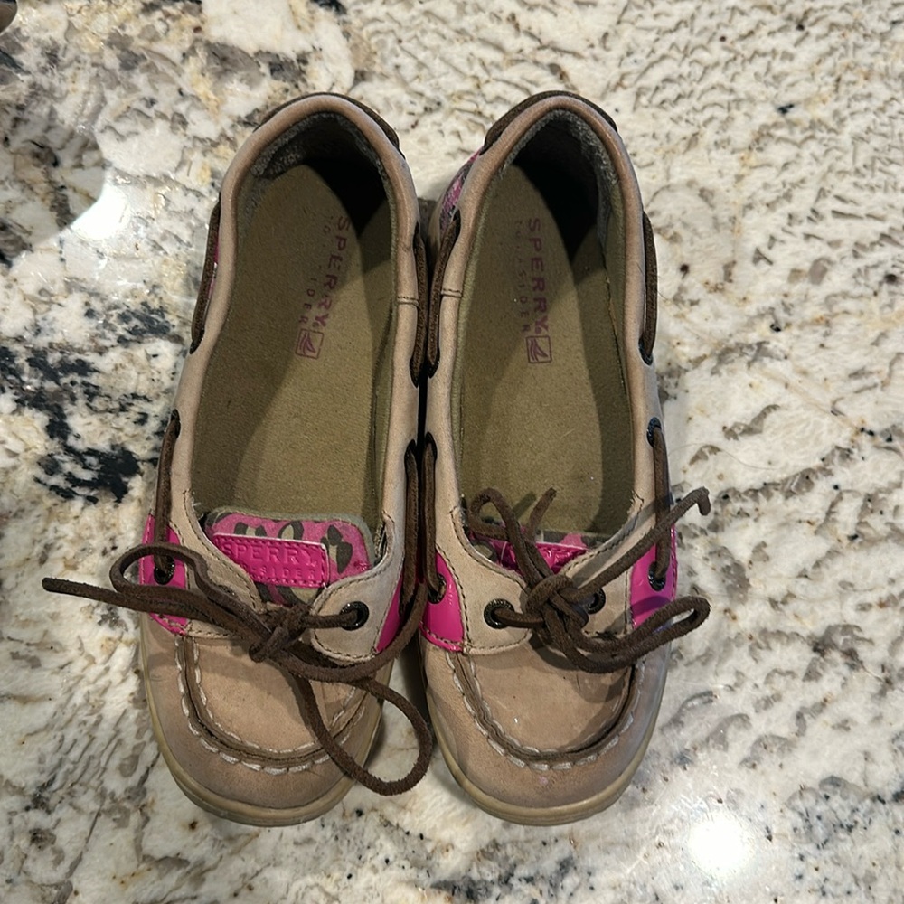 Sperry angelfish girls deck, shoes/moccasins Mary Jane style size 1.5